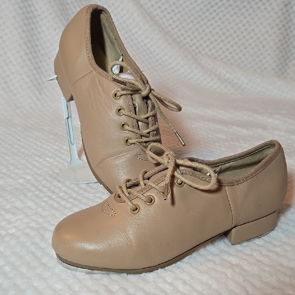 Tan Leather Dance  Tap Shoes